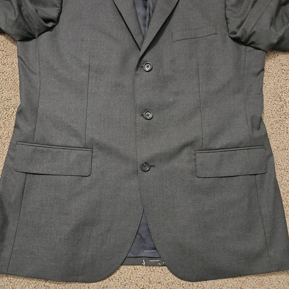 J.Crew‎ Aldridge Jacket 44R Loro Piana Italian Wool Blazer Charcoal Gray 16565